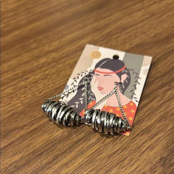 Jewelry - Silver Spiral Earrings